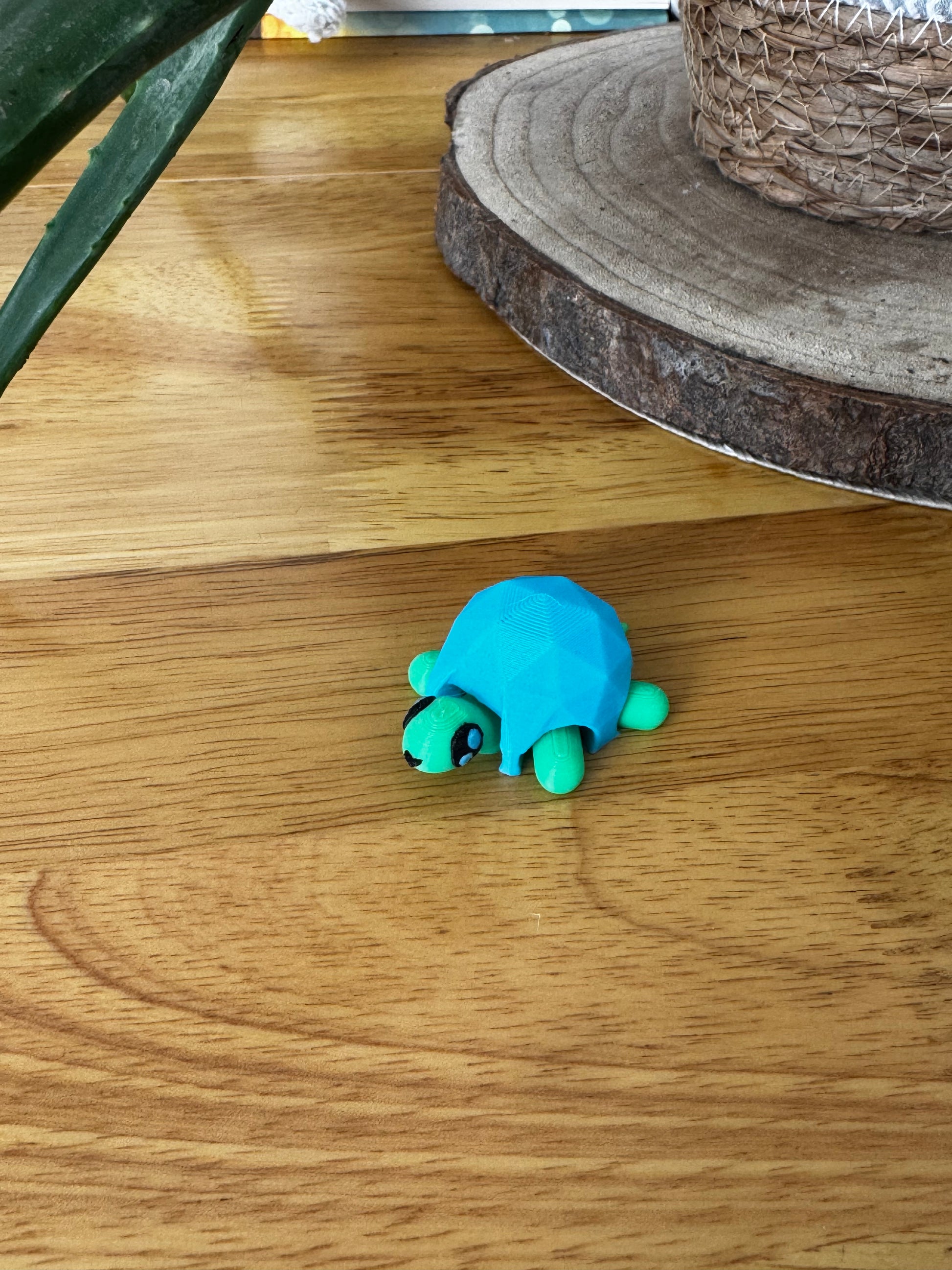 Cute Turtle 3D Animal Fidget detailed view – close‑up of charming 3D printed articulated turtle figure
